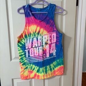 Warped Tour ‘14 Tie-Dye Tank Top Festival Nostalgia